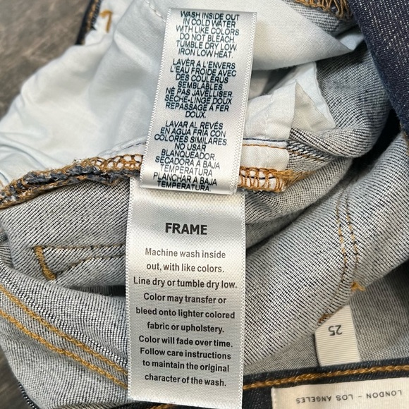 Frame Denim - Le High Skinny in Saltair Sz 25 - Picture 9 of 9